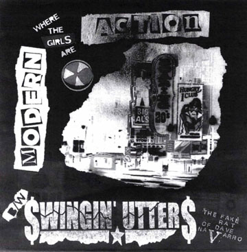 SWINGIN UTTERS/MODERN ACTION "Split" 7" (MA)